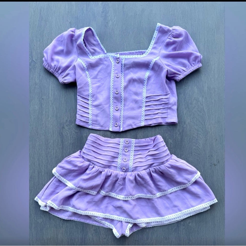 Katie J NYC Purple Kids Matching Set